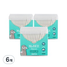 MyB 嬰兒棉籤, 300件, 6個
