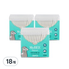 MyB 嬰兒棉籤, 300件, 18個