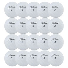 타이틀리스트 PRO V1 로스트볼 A 3피스 42.67mm, 화이트, 20개입, 1개