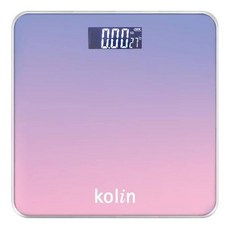 Kolin 歌林 繽紛電子體重計 2W 28 x 28 x 2cm, KWN-DLW803, 繽紛色, 1個