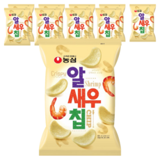 농심 알새우칩, 110g, 10개