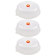 inomata 可微波保鮮蓋 附吊掛孔 收納方便, 透明, 3個