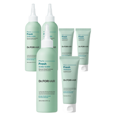 Dr.FORHAIR Phyto Fresh深層頭皮清潔液 200ml+洗髮精 70ml, 3組
