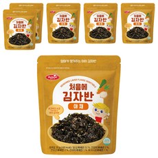 Bebest 孩童調味海苔酥, 25g, 蔬菜口味, 6包