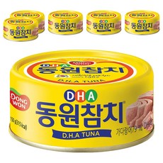 동원참치 DHA 통조림, 150g, 6개