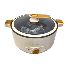 MATRIC 松木家電 雙耳微壓快燉電火鍋, 5.0L大容量, 1100W大功率, 不沾黏塗層, MG-EH0511, 1個