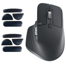 로지텍 MX MASTER 3 무선 마우스 MR0077 + 피트 2p 세트, 블랙(마우스)