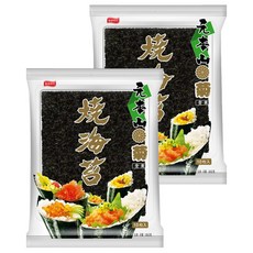 元本山 菊燒海苔 10片入 全素 海苔壽司 手捲 三角飯糰 海苔飯捲 海苔蛋花湯, 25g, 2包