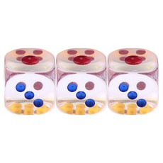 유니아트 주사위 대, 투명, 3개