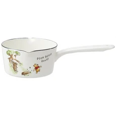 Skater POOH 琺瑯牛奶鍋 1.2L, 16.4cm, POOH 白色, 1個