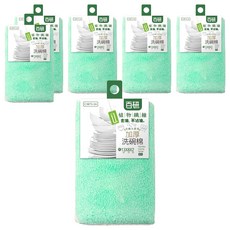 UdiLife 優的生活大師 百研 植物纖維 加厚洗碗棉 去油不沾油, 2個, 6組