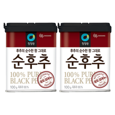 청정원 순후추, 100g, 2개