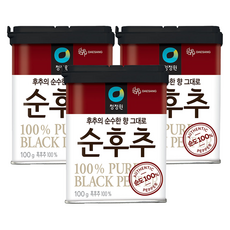 청정원 순후추, 100g, 3개