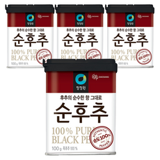 청정원 순후추, 100g, 4개