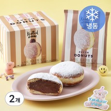 노티드 초코크림 도넛, 2개, 3개입, 300g