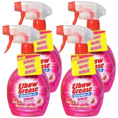 ELBOW GREASE 英潔利 葡萄柚噴霧洗碗精, 500ml, 4瓶