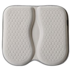 DUOBACK 雙凝膠集中涼感機能坐墊, 灰色
