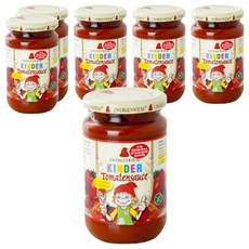 쯔베르겐비제 유기농 어린이 토마토소스, 340ml, 6개