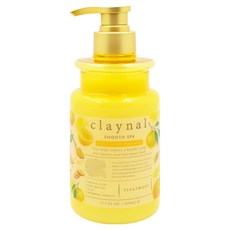 claynal 胺基酸白泥頭皮SPA護理護髮素 生薑柚子, 450ml, 1瓶