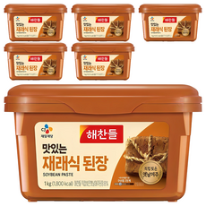 재래식 된장, 1kg, 6개