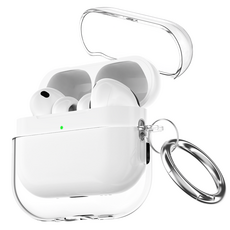 YOGER AirPods 透明果凍鑰匙圈保護殼, AirPods Pro 3, 1個, 透明