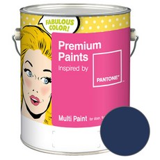 노루페인트 팬톤 멀티 에그쉘광 페인트, 에스테이트블루(19-4027), 4L, 1개