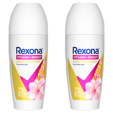 Rexona 蕊娜 制汗爽身香體露 完美透亮櫻花, 45ml, 2瓶