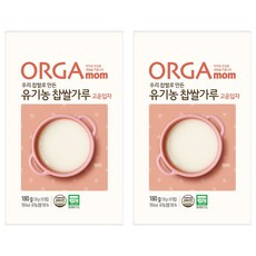 올가홀푸드 우리쌀로 만든 유기농 찹쌀가루 고운입자, 180g, 2개