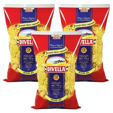 DIVELLA 德威樂 車輪麵, 500g, 3包