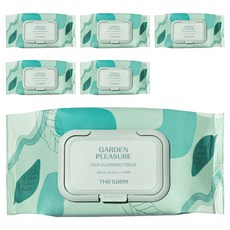 더샘 가든 플레져 시카 클렌징 티슈, 100매입, 6개