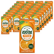 서울우유 리이브 제주감귤 주스, 190ml, 96개