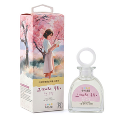 추억내음 그때의 우리 첫고백 아로마 에센셜 퍼퓸 디퓨저 45ml 본품, 1개, 플로럴 프루티