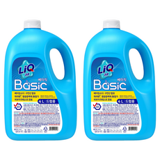LiQ 基本滾筒式液體洗衣精 正裝, 2個, 4L