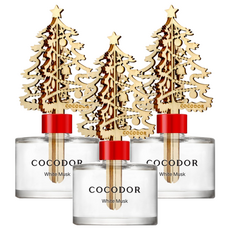 COCODOR 珂珂朵爾 燦金聖誕樹擴香瓶, White Musk 白麝香, 200ml, 3瓶