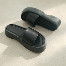 어바웃슈 여성용 데일리 통굽 심플 슬리퍼 TSP884 4cm