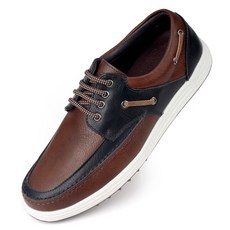 S UNI 男士皮革時尚休閒船型樂福鞋 1002