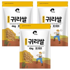 엉클탁 캐나다산 귀리쌀, 4kg, 3개
