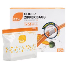EZ'n 滑鏈夾鏈袋, 1個, 小(S), 80入