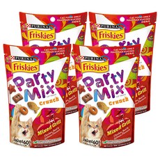 Friskies 喜躍 Party Mix 香酥餅 炙燒烤肉 貓零食, 60g, 4包