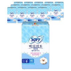 바디피트 천연코튼 팬티라이너 무향, 롱, 40개입, 15개