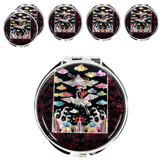 Pa&Ca Korea 高級螺鈿手持鏡, 6個, 胸背