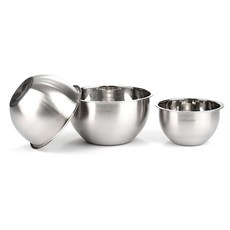 CHEF-MASTER 不鏽鋼攪拌碗3件組, 單品, 1組