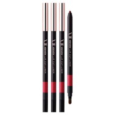 VDIVOV 豐翹唇線筆 0.5g, RD302 經典酒紅, 3個