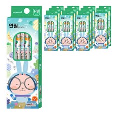 MONAMI 慕那美 MONIZOO兔子圖案HB鉛筆 5入, 男孩款, 12盒