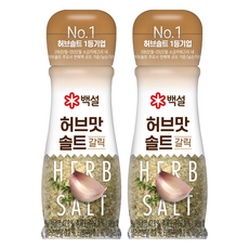 백설 허브맛 솔트 마늘맛, 50g, 2개