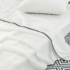 보보홈 쿨카롱 시어서커 홑이불, 밀크