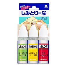 KOBAYASHI 小林製藥 攜帶用衣物應急去污瓶 125 x 63 x 22mm, 10ml, 3瓶