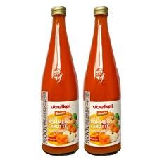 voelkel 維可 蘋果胡蘿蔔汁, 700ml, 2瓶