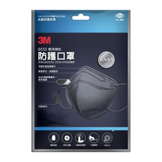 3M KN95 懸浮微粒防護口罩, 黑色, 1包