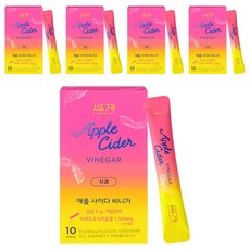 SSANGGYE 蘋果西打醋 蘋果 10入, 50g, 5個